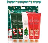 Creme Main Noël-5pcs Coffret crème mains, Soins des Mains et des Pieds, Coffret Cadeau et d'Anniversairepour Noël,Réparatrices et Hydratantes hand cream Parfait pour les Mains Gercées Femmes et Hommes
