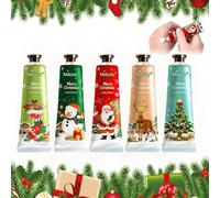 Creme Main Noël,Creme Hydratante Main,Crème Pour Les Mains, Crème Hydratante Pour Les Mains,Hydratant Pour les Mains et les Pieds Secs,Saint-Valentin,Coffret Cadeau et d'Anniversairepour Noël Femme