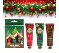 Creme Main Noël, Mini Crèmes Pour Les Mains, 3 Pièces Crème Pour Les Mains, Creme Main Femme, Crèmes Pour Mains, Coffret Cadeau Pour Saint-Valentin, Coffret Cadeau Et D'anniversairepour Noël Femmes