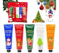 Creme Main Noel Set,5 Pcs Mini Creme Main,Cadeau de Noël Unisexe