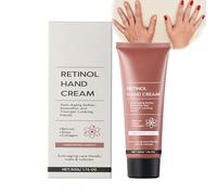 Crème mains anti-âge au rétinol, au collagène et au beurre de karité, baume mains raffermissant anti-rides, lotion mains hydratante pour mains sèches et gercées, soin quotidien non gras (1pcs)