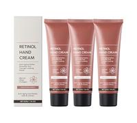 Crème mains anti-âge au rétinol et au collagène, lotion hydratante et raffermissante intense pour les mains sèches et gercées, répare la peau, les ongles et les cuticules, restaure l'élasticité (3)