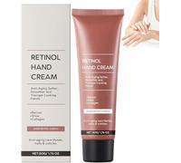 Crème mains anti-âge au rétinol pour mains sèches et gercées, Soin hydratant pour mains sèches et gercées, Soin anti-rides, Réduit les rides et redonne de l'élasticité, pour tous types de peau