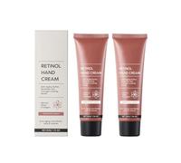 Creme Mains Anti-Âge, Soin Intensif Peaux Sèches 72h, Texture Fondante Non Grasse, Complexe Végétal Anti-Rides, Rituel Nuit & Jour, Parfum Subtile, Format Nomade 50g (2pc, 50g)