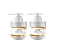 Crème Mains au Collagène, Hydrate et régénère la peau, prévient les rides, idéale pour les mains sèches, gercées et sujettes au vieillissement. Lotion hydratante au collagène pour femmes (2 PCS)