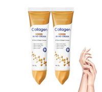 CrèMe Mains Au CollagèNe - Soin Mains Peau Fragile - Hydratation Intense, Non Gras, Absorption Rapide, Anti-âGe, Au CollagèNe, Convient à Tous Types De Peau, Hydratation Profonde (2 PCS)