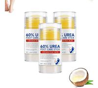 Crème mains et pieds à 60% d'urée et 2% d'acide salicylique pour réparer les talons fendillés, la peau sèche et rugueuse - Soin hydratant intense pour les mains, les coudes et les pieds (3 pcs)