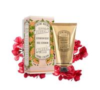 Crème Mains Hydratante Géranium 75ml - Mains Sèches - Panier des Sens | 96% naturel, huiles d’olive et d’amande pour nourrir les mains sèches avec un parfum floral, fabriquée en France.