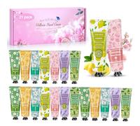 Crème Mains Réparatrices 21 Pièces, Coffret Cadeau pour Femmes, Crème Hydratante Pour Les Mains Pour les Mains et les Pieds Secs, pour Noël, Saint-Valentin, Anniversaire pour Maman Petite Amie