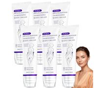 Crème massante multi-peptides pour le corps PDRN, sérum corporel hydratant anti-âge et liftant, raffermit et lifte la peau, unifie le teint, soin quotidien réparateur de rides profondes (6pcs)