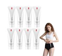 Crème modelante pour le corps aux bienfaits raffermissants et raffermissants - Resserre visiblement la peau relâchée du ventre et des cuisses - Crème lissante pour tous types de peau (8 pièces)
