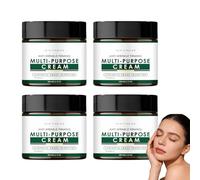 Crème multi-usages au collagène pour le visage, anti-âge, à l'acide hyaluronique, crème visage anti-âge au collagène, soin hydratant, crèmes anti-rides à la vitamine E, crèmes visage jour nuit. (4PCS)