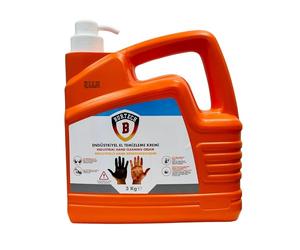 Crème nettoyante industrielle pour les mains 3 kg - Agents de récurage naturels très résistants avec extrait d'huile, formule biodégradable, résistant à la saleté, doux pour la peau