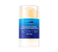 Crème Niacinamide Correction Éclat Restoration Foot Balm Stick Crème Hydratante Anti Taches au Beurre de Karité à la Niacinamide et à la Vitamine C Adaptée au Visage Corps et Mains (Bleu, 80g)