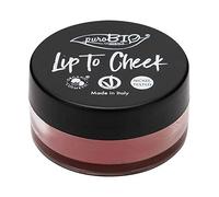 Crème nourrissante lèvres et joues Purobio, certifiée bio, tout-en-un, 03 Litchi. Blush, rouge à lèvres, à l'huile de ricin, au beurre de cacao et au calendula. Bio, vegan, sans cruauté envers les