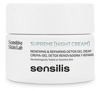 Crème Nuit Visage Sensilis Supreme Renewal Detox 50 ml