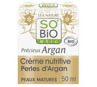 Crème Nutritive Peaux Matures Jour Précieux Argan Bio SO'BIO ETIC - Le pot de 50 mL