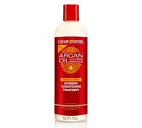Creme of Nature Argan Oil, Après Shampooing Hydratant Démêlant à l’Huile d’Argan du Maroc, Soin des Cheveux Bouclés Frisés Crépus, Sans Sulfates, Flacon de 354ml
