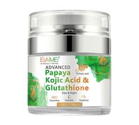 Creme Papaya Kojic Acid Glutathione : Eclaircissante Et Raffermissante, Anti-Rides Et Hydratante, Reparatrice Des Ridules, 50ml.