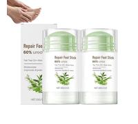 CrèMe Pieds En Stick à L'UréE Et à L'Aloe Vera Et à L'Arbre à Thé,CrèMe Les Pieds à L'UréE,Stick Les Pi/eds CrevasséS, Les Talons CrevasséS Et La Peau SèChe, Pi/eds Et Mains En St/ick (2 PCS)