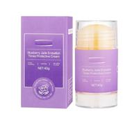 Crème pieds réparatrice au miel de Répare les talons abîmés secs Certifié Cosmos Natural Bâton de baume hydratant liftant pour la peau du Stick baume hydratant visage sans âge (80g, myrtilles)