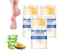 Crème Pieds Réparatrice Hydratante, 2025 Hydrating and Anti-Cracking Foot Cream, Crème pour les Pieds Crème à l'Urée 60% Soin des Pieds Crème Réparatrice pour Pieds Secs Crevassés (WHITE*3, 1)