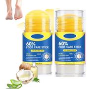 Crème Pieds Réparatrice Hydratante, Crème d'Uree 60%, Hydratant Intensif Pour Peaux Mortes, Stick Réparateur Anti-Crevasses Pour Talons Fendillés Et Peaux Sèches, Pieds Lisses (2)
