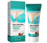 Crème pour agrandir les seins - Crème naturelle pour les seins plus grands - Avec papaye et noix de coco - Hydrate la peau - Pour de beaux seins