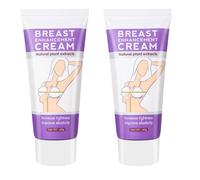 Crème pour Augmentation Mammaire Rapide, 2X60ML Crème Mammaire aux Naturelles, Crèmes Raffermissantes Liftantes Poitrine Non Collantes pour Femmes, Crèmes Hydratantes pour L'augmentation Mammaires