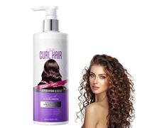 Crème pour Boucles 300ml, Curl Boost Defining Cream, Mousse Volume, Defining Gel, Abbondante elasticità idratante, pour Plus de Volume et des Cheveux Définis et Bouclés