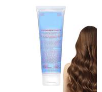 Crème pour Cheveux Bouclés,Mousse Anti-Frisottis Douce | Crème Brillante Pour Boucles Définies | Pour Cheveux Longs Épais Courts Ondulés Abîmés Et Coiffage Quotidien