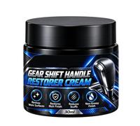 Crème Pour Cuir Crème Rénovatrice Brillance Noire Nettoyage Detailing | Intérieure Auto 30 ml Pommeau de Levier de Vitesse Pour Voiture Camion SUV Véhicule Sellerie Siège Garniture