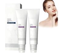 Crème pour le cou au collagène et aux fullerènes | Soin raffermissant aux peptides de collagène | Réduit les rides et le double menton | Pour tous les types de peau (2 pièce)