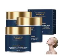 Crème pour le cou au complexe triple peptide raffermissant 50 g, soin anti-âge raffermissant et hydratant. Lisse les ridules, douce et onctueuse. Convient à tous les types de peau et peut être utilisé