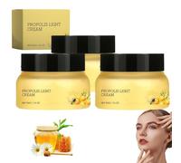 Crème pour le visage à la gelée royale, crème pour le visage des abeilles, crème légère à la propolis, crème anti-âge pour le visage des abeilles, crème hydratante au miel (3PCS)