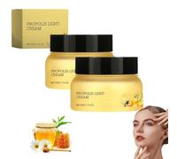 Crème pour le visage à la gelée royale, crème pour le visage des abeilles, crème légère à la propolis, crème anti-âge pour le visage des abeilles, crème hydratante au miel (2PCS)