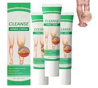 Crème pour les jambes, drainage lymphatique et amélioration de la circulation, pommade contre les jambes lourdes, pour jambes fatiguées et douloureuses, réduit la rétention d'eau (3 Pièce)