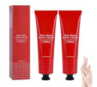 Crème pour les mains au beurre de karité, miel et extraits d'amande, hydratante pour les mains sèches, hydratation et nutrition en profondeur, anti-rides, absorption rapide, non grasse (2PCS)