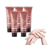 Crème pour les mains au rétinol au beurre de karité pour des mains d'apparence jeune - traitement hydratant intensif des mains au collagène, améliore visiblement la texture de la peau (5 pièces)