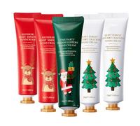 CrèMe Pour Les Mains Set,Creme Main,Lot De 5 Mini CrèMes Pour Les Mains,Taille De Voyage,CrèMe Hydratante,Absorbe Rapidement,Bonne Odeur,Pas D'Huile,Pour Les Mains SèChes Et CraqueléEs