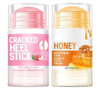 Crème pour les pieds 2 pièces, crème réparatrice hydratante et Anti-fissuration pour talons secs et craquelés, mains, genoux femmes hommes