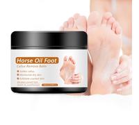 Crème pour les pieds à l'huile de cheval, hydratante apaisante et nourrissante pour les pieds secs et craquelés, adoucit et hydrate la peau Lotion réparatrice des pieds pour pieds, mains, talons,