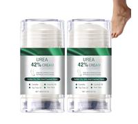 Crème pour les pieds à l'urée à 42% pour les pieds secs et fendillés, crème à l'urée pour les talons fendillés et la peau sèche et rugueuse, hydratant pour les pieds à absorption rapide. (2PCS)