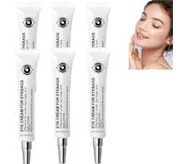Crème pour les poches sous les yeux, Crème pour les poches sous les yeux, Crème pour les yeux lissante et raffermissante, Crème pour les yeux pour les cernes, Hydratant anti-âge pour les yeux (6pcs)