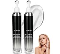 Crème pour les yeux,2pcs Sérum Contour des Yeux avec Applicateur Roll-on,Crème pour les Yeux Contre les Rides et Les Cernes,Élimine les Cernes,Crème Contour des Yeux,120ml