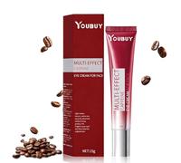 Crème pour les Yeux à la Caféine,Eye Cream-Anti Cerne,Soin Contour des yeux Anti-Âge-Réduit les Cernes et les Poches,Sérum pour les yeux à la Caféine-15ml