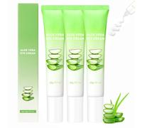 Crème Pour Les Yeux Aloe Vera,Crème Anti Cernes Et Rides,Removes Bags,Dark Circles,Firming Delicate Skin,Aloe Hydrating and Soothing Eye Cream,Puffiness Dark Relief Deep for Delicate Eye Area (3)