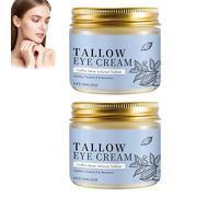 Crème pour les yeux au suif de bœuf au café hydratante en profondeur, hydratant quotidien anti-âge pour les cernes, ridules hydratation longue durée, crème nourrissante apaisante pour les yeux (2PCS)