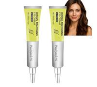 Crème pour les yeux booster de resserrement rétinien, crème anti-âge au rétinol avec panthénol 1% pour raffermir, lisser les ridules, les rides, les poches et les cernes, hydrater les yeux (2pcs)