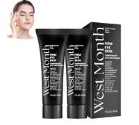 Crème pour les yeux fermes du mois ouest, sous les yeux, éclaircissant, crème pour les yeux temporaire des yeux, crème pour les yeux anti-vieillissement pour cercles sombres et poches (2 pcs)
